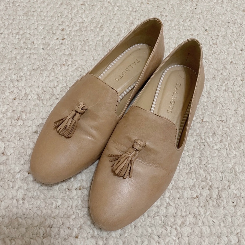 Talbots genuine leather loafers sandals